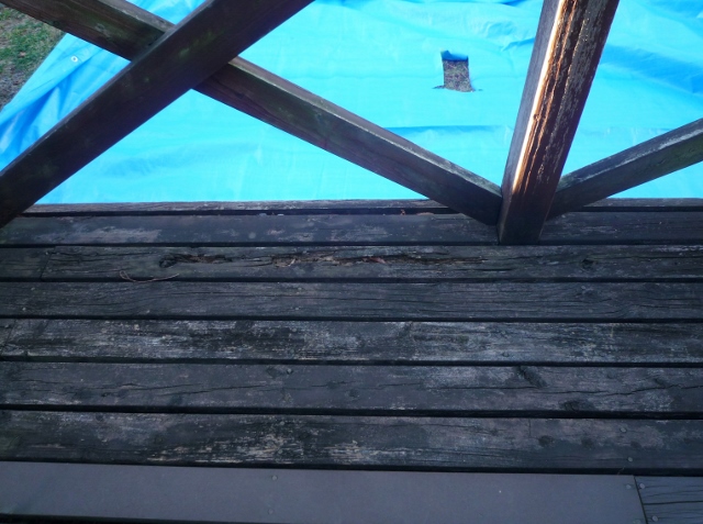 ウッドデッキ改修