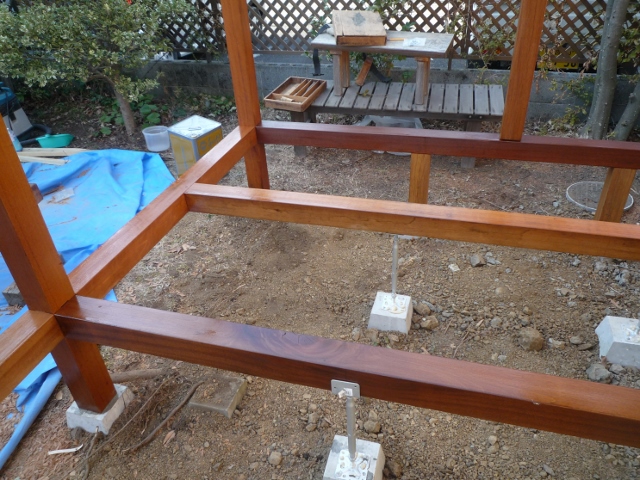 ウッドデッキ工事塗装