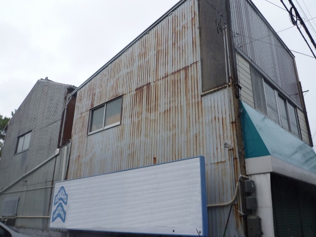 静岡市田町雨漏り現地調査