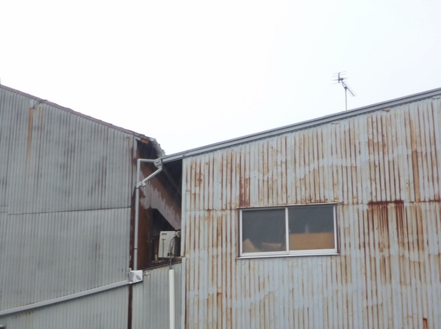 静岡市田町雨漏り現地調査