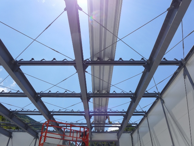 藤枝市岡部・工場屋根