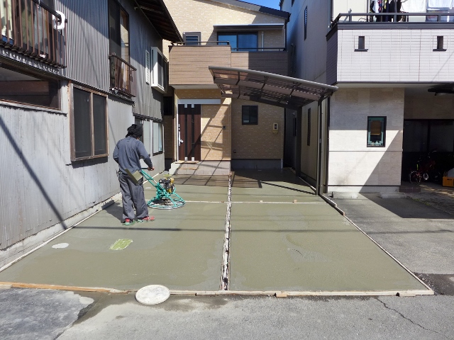 駿河区・カーポート・土間コンクリート