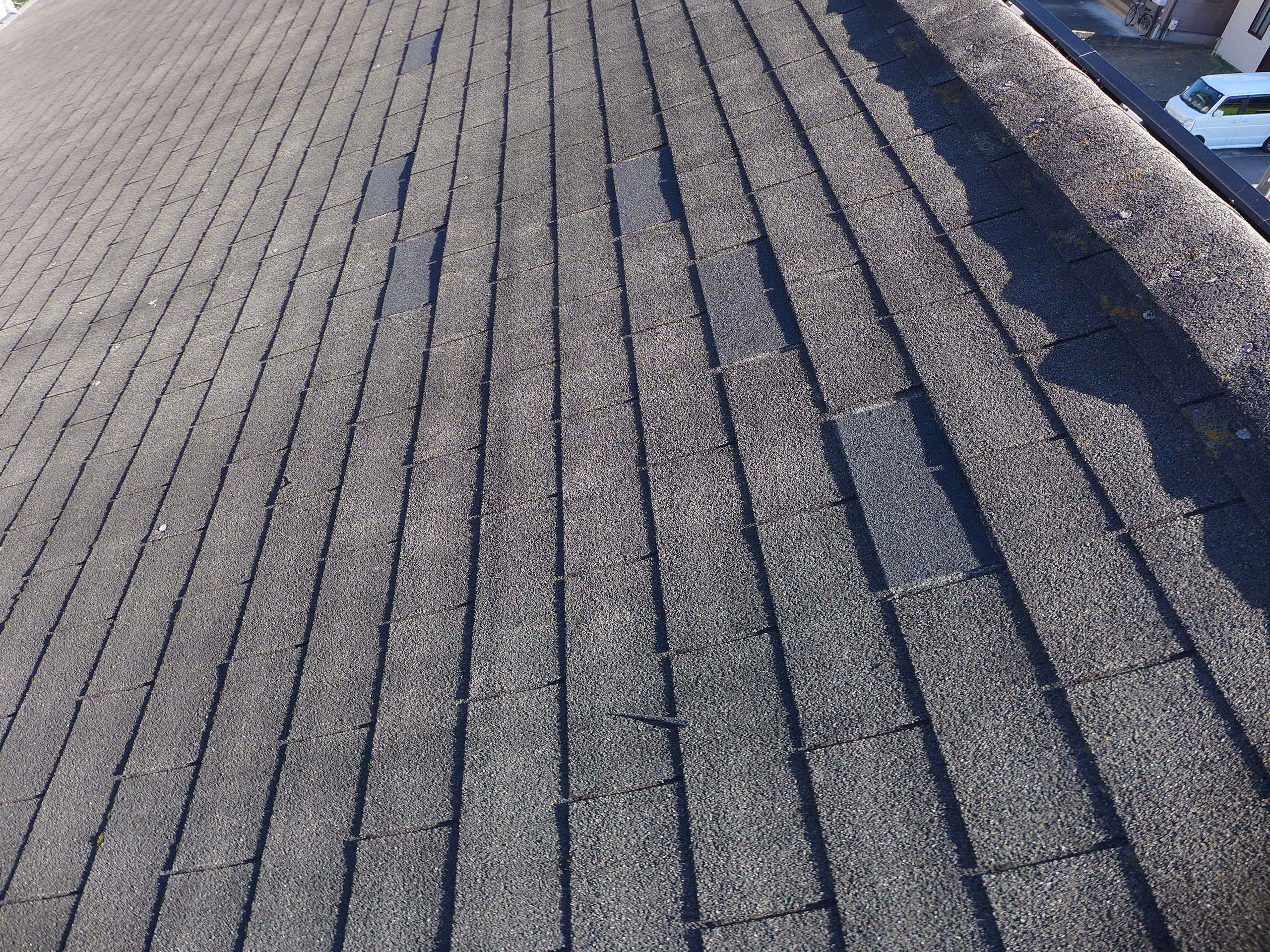 アスファルトシングルの補修工事