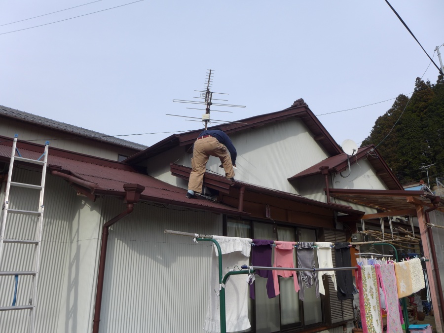 蕨野屋根のカバー工法