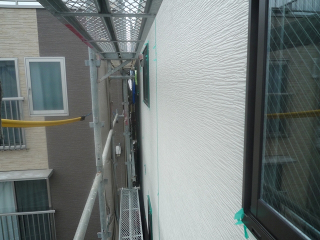 3階建てベランダ防水と外壁工事