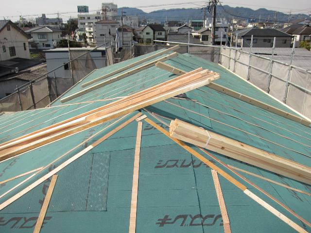 屋根瓦施工・静岡市