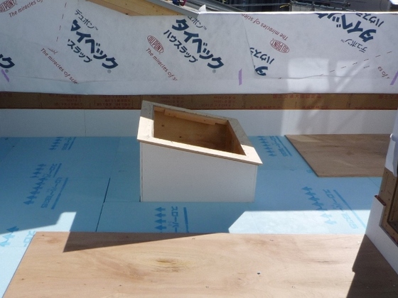 トップライト設置用の立ち上がり