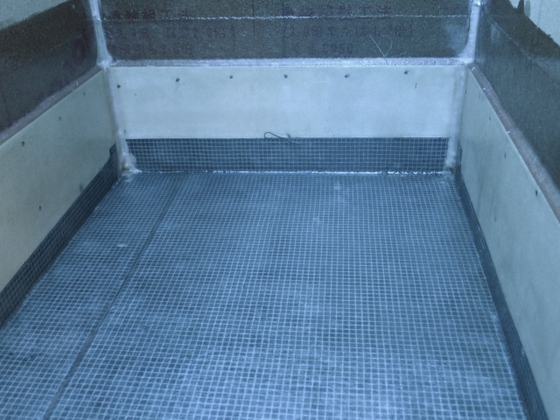 ベランダ防水工事です