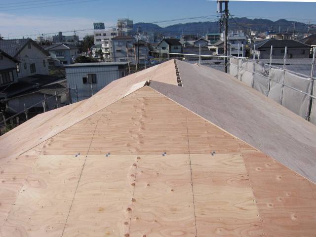 屋根瓦施工・静岡市