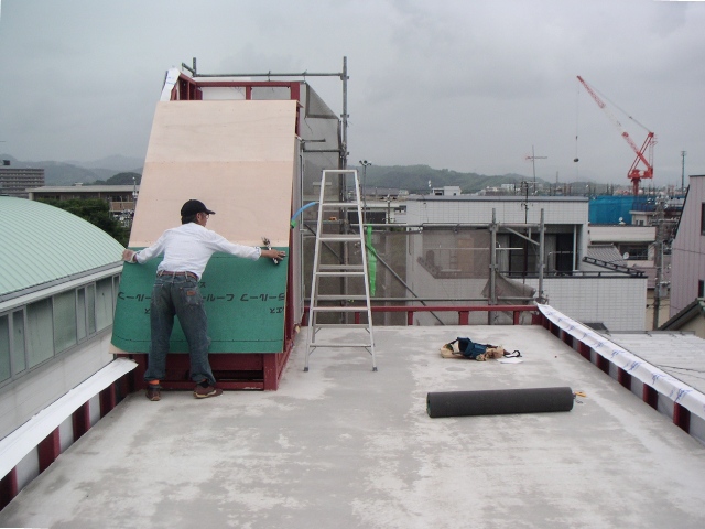 屋上・シート防水ペントハウス