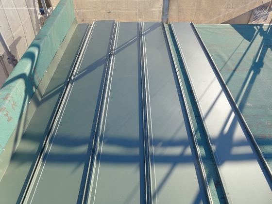 ガルバリウム鋼板・陸屋根・パラペット