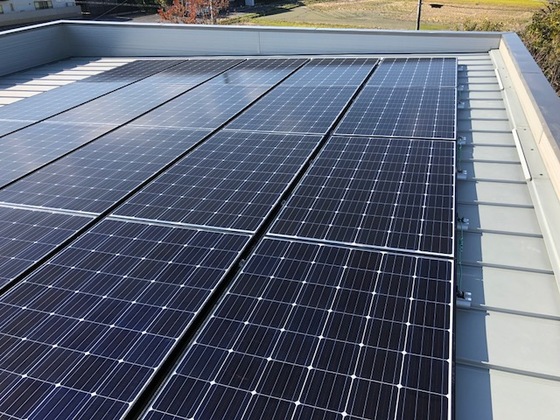 藤枝市大洲でソーラーパネル設置工事