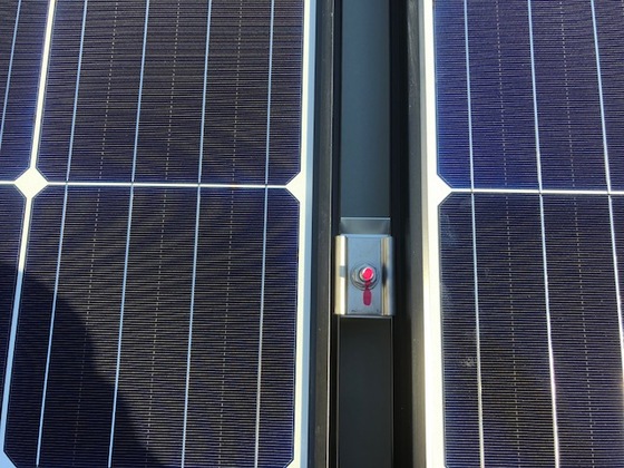 藤枝市大洲でソーラーパネル設置工事