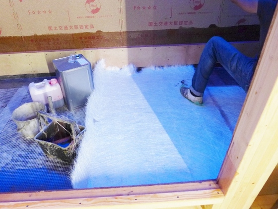 ベランダ防水工事です