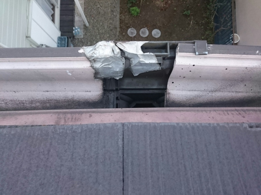 雨樋自己補修画像