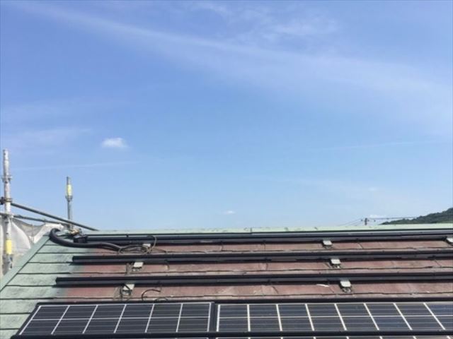 太陽光パネル外し作業