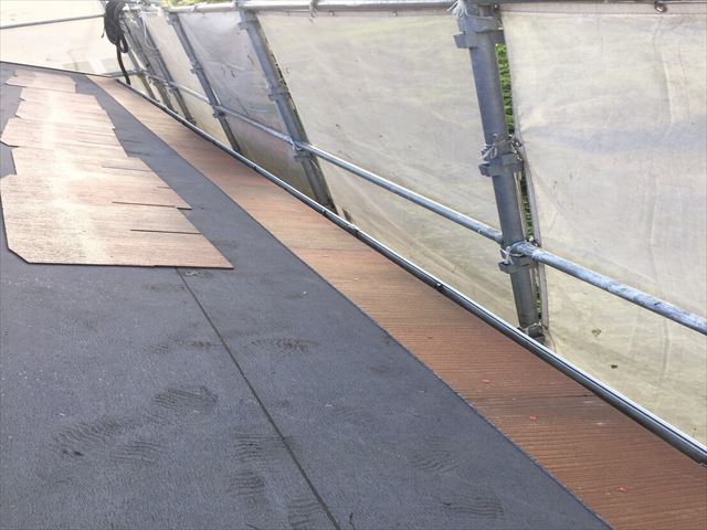 カラーベスト新設作業