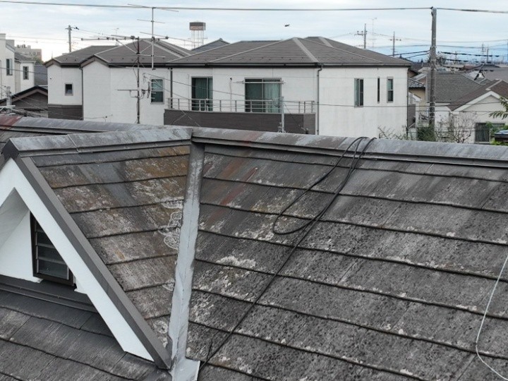 棟部周辺の劣化