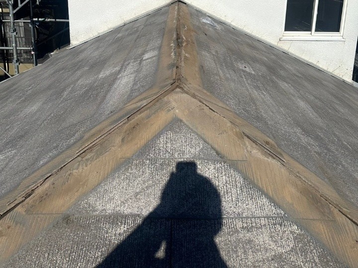 貫板の撤去後の状況確認