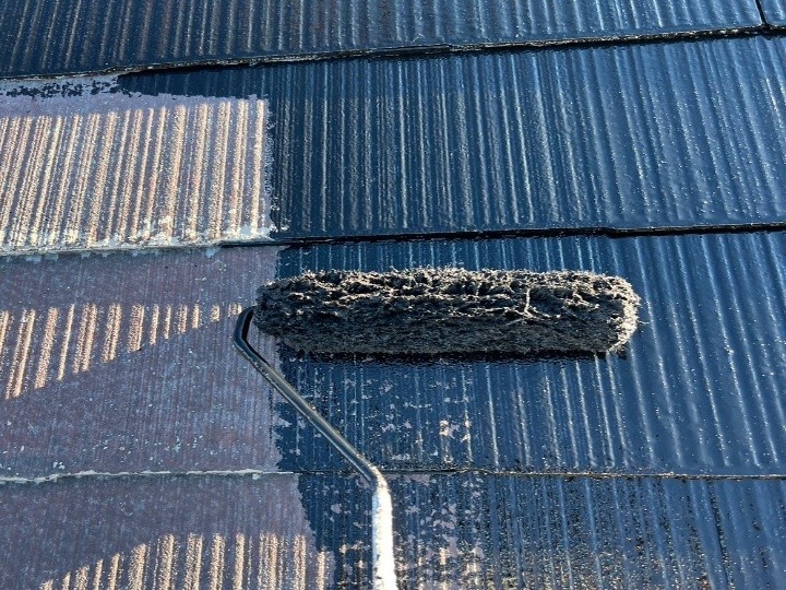 中塗り作業（ダイナミックルーフ）