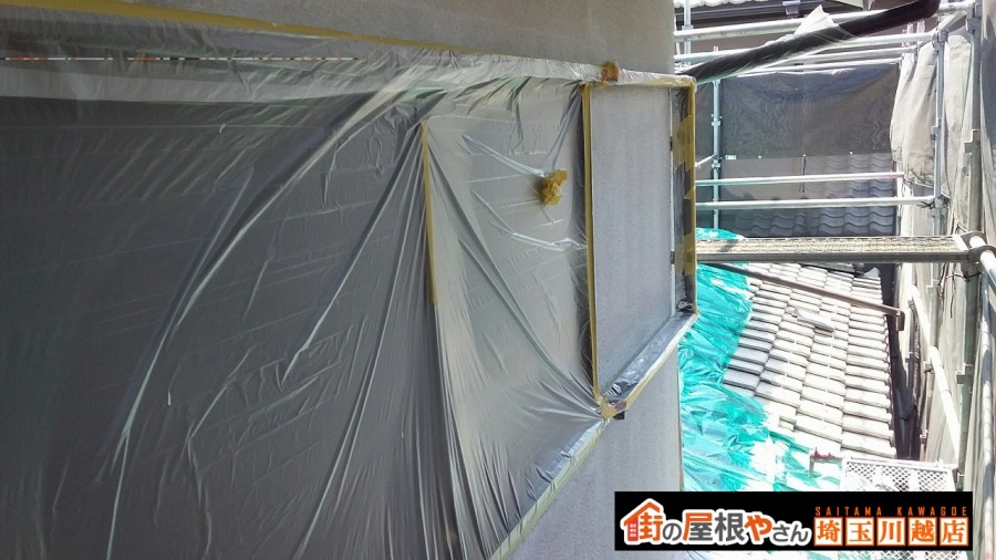 外壁工事の養生シートについて