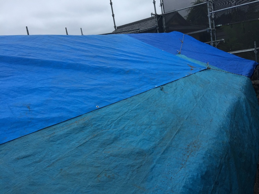 埼玉県川越市の蔵金属屋根葺き替え土葺き屋根撤去