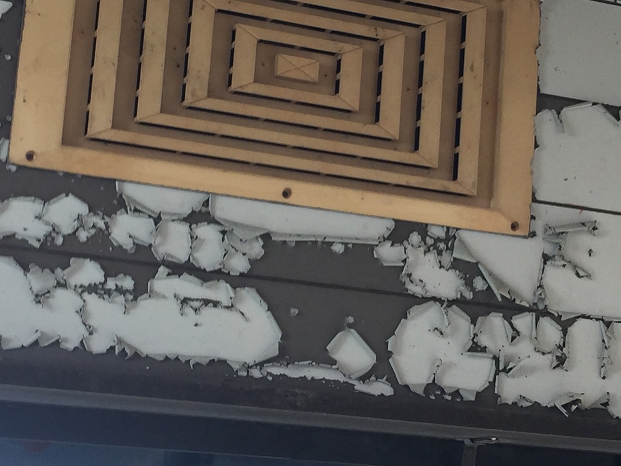 埼玉県川越市軒天井塗装剥れ原因