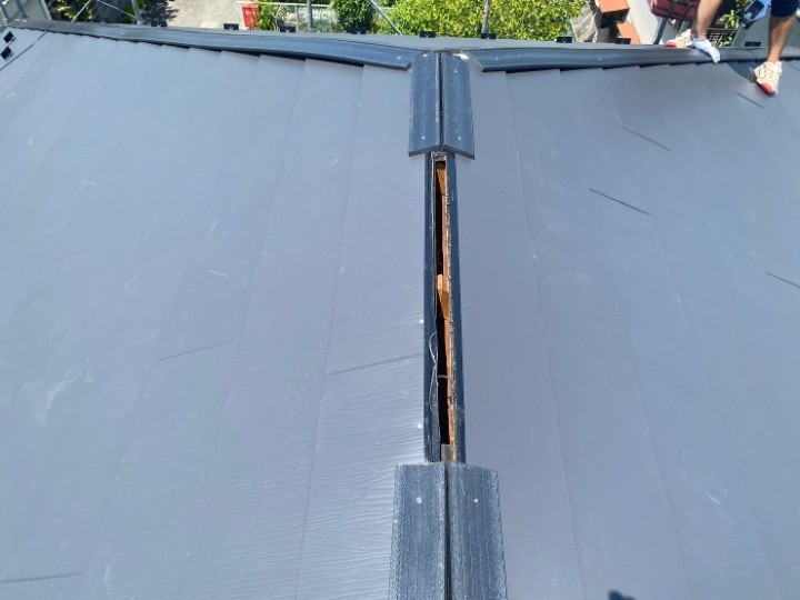 樹脂製貫板の取り付け