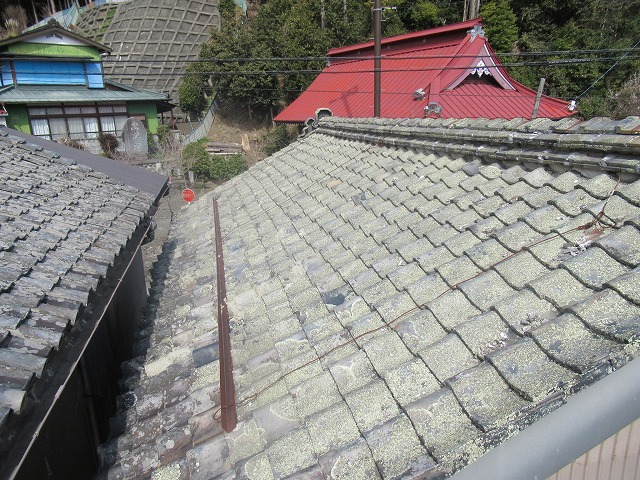 身延町　屋根の様子