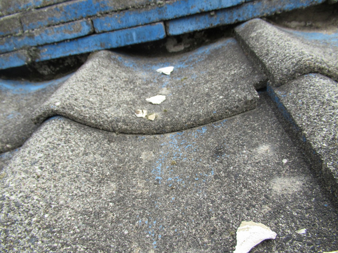 富士河口湖町　漆喰破損