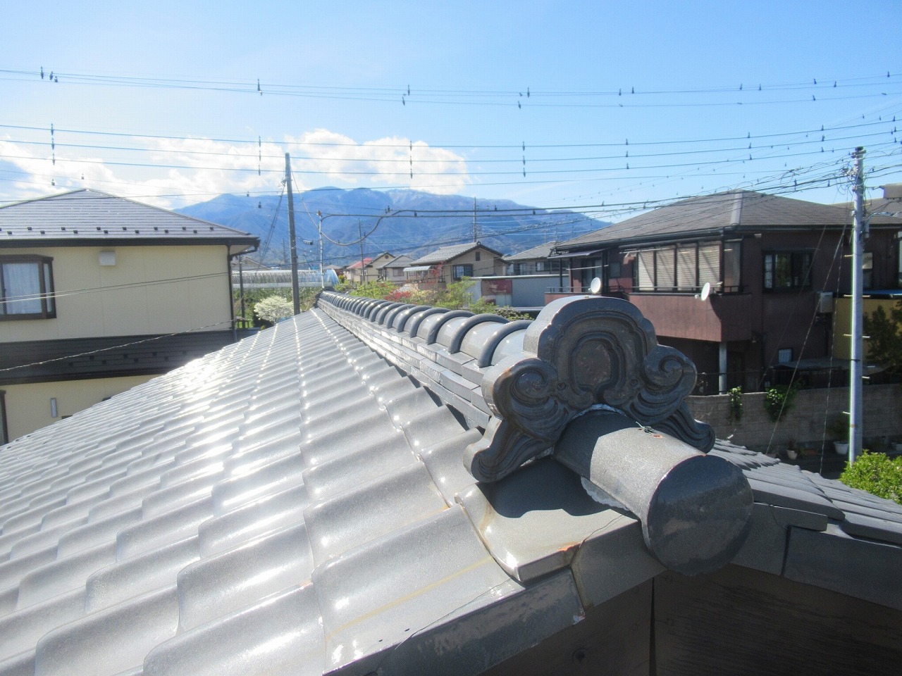 上野原市　屋根無料点検写真