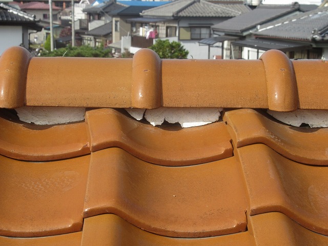 甲府市　棟部分　劣化