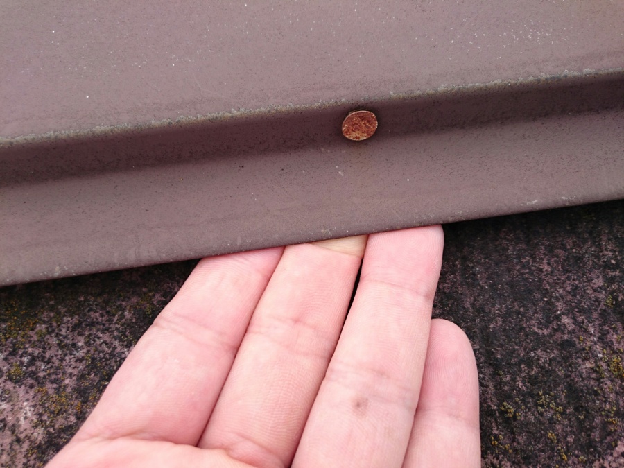 スレート材　棟