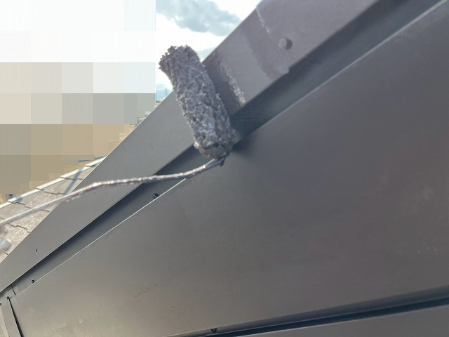 破風の2回目塗装
