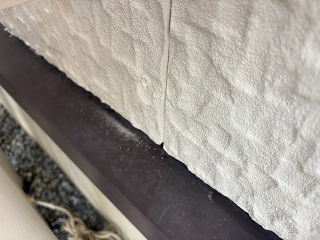 補修完了した継ぎ目