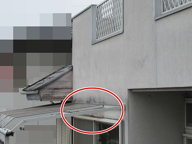 甲府市でひび割れ（クラック）・塗膜剥がれ・モルタル剥がれがあるモルタル外壁