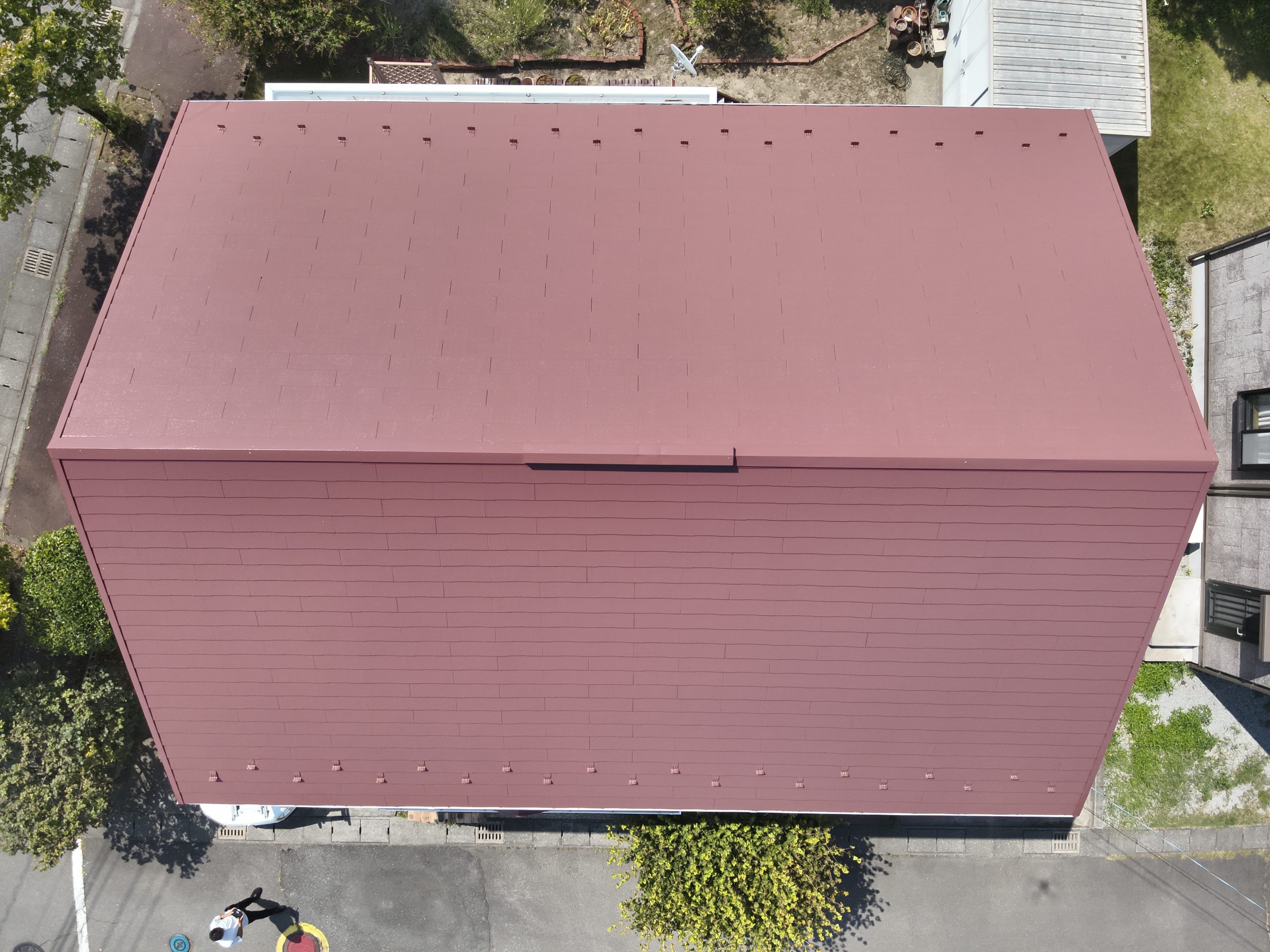 南アルプス　屋根塗装　施工後