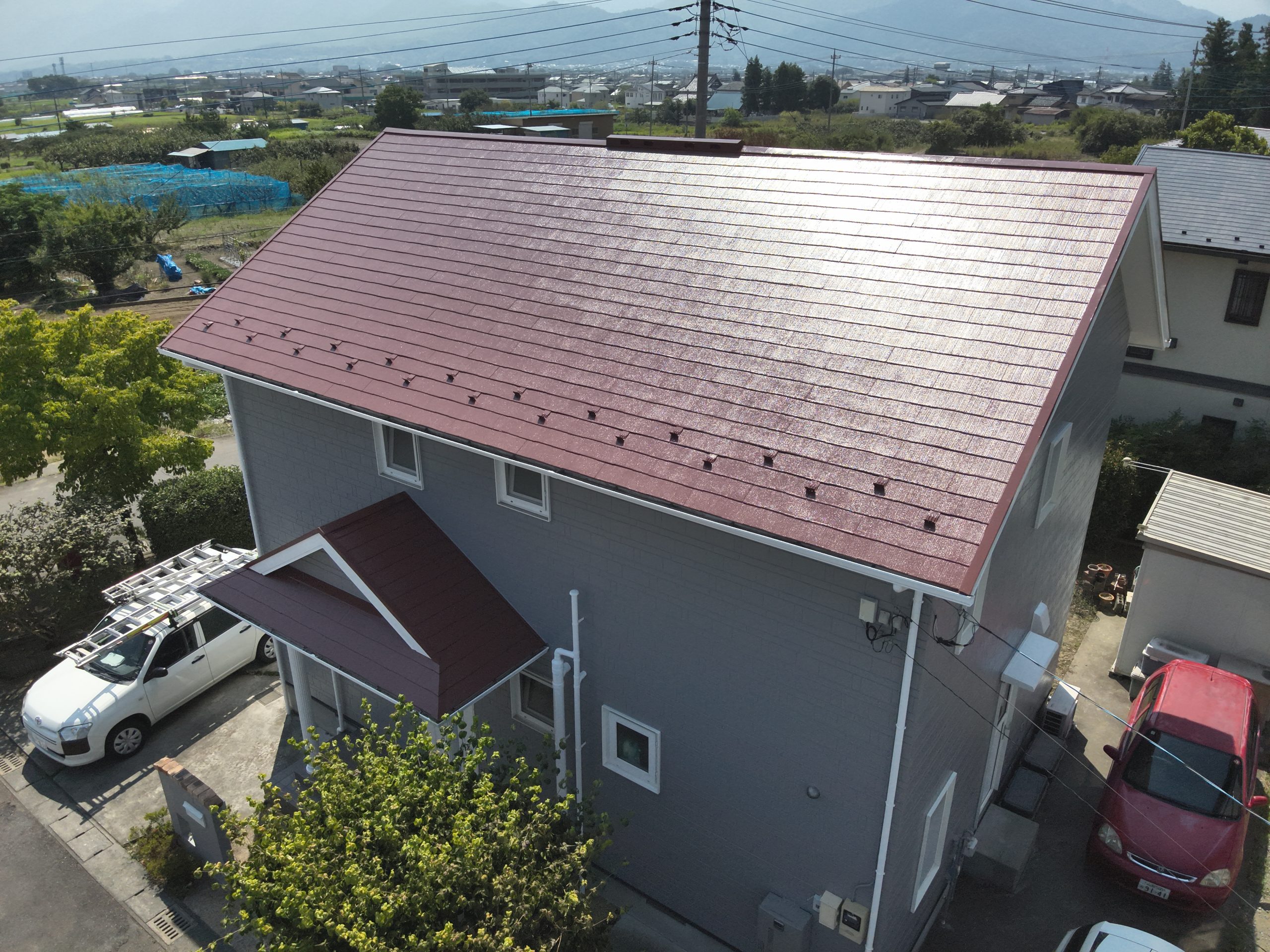 南アルプス　外壁塗装　施工後