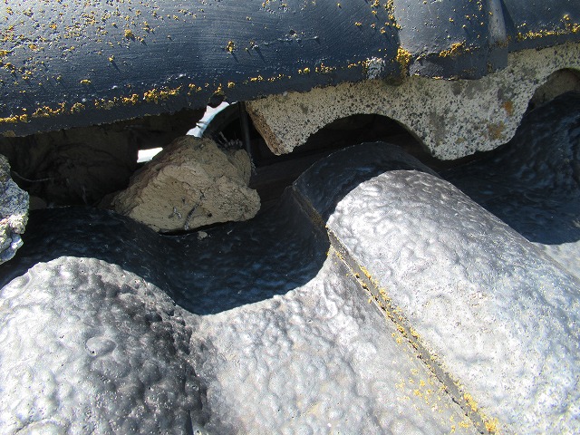 南アルプス市　漆喰破損個所