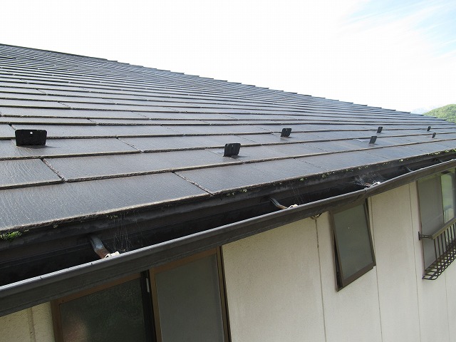 甲府市軒樋歪み