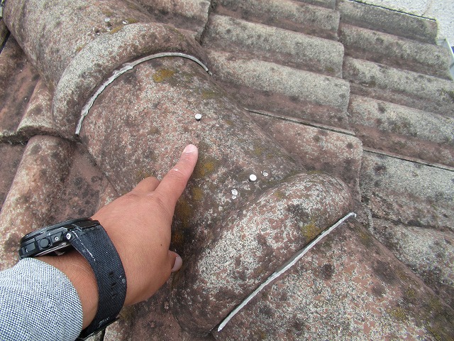 韮崎市　釘浮き