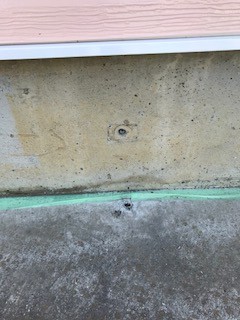 ガス配管跡