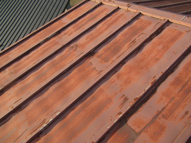 都留市　トタン屋根　調査