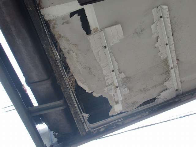 北杜市　軒天井　施工前