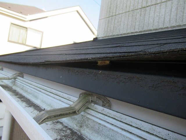 西桂町　屋根材の様子