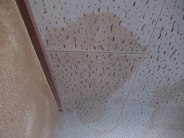 韮崎市雨漏れ天井写真