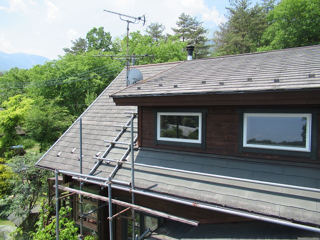 北杜市簡易足場