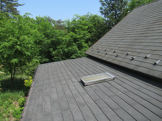 北杜市スレート屋根