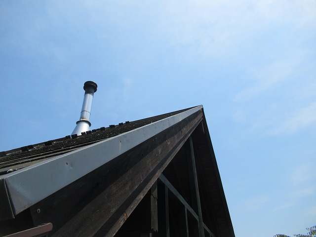 北杜市急勾配スレート材