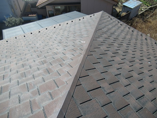 屋根　塗装　施工前